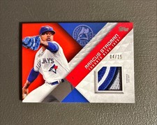 2018 Topps Major League Material Series 1 Red /25 Marcus Stroman #MLM-MS Patch