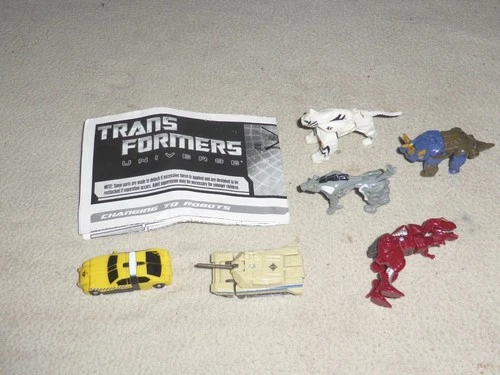 TRANSFORMERS UNIVERSE ARMADA MINI CON LOT SNOW CAT OVERCHARGE SCAVANGER 2008