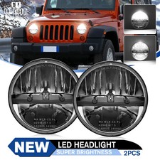 E24 E-Gepr&uuml;ft Paar 7 Zoll LED Scheinwerfer DRL F&uuml;r Jeep Wrangler Ⅲ JK 2008-2017