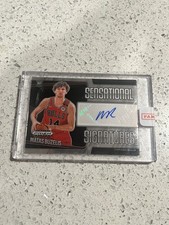 2024-25 Prizm Black Matas Buzelis Sensational Signatures Auto Rookie SS-BUZ RC
