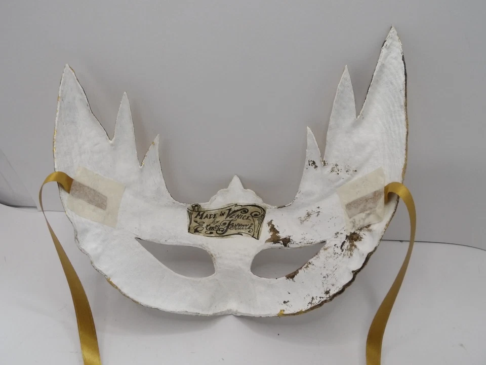 Venetian Mask Made in Venice by Ermee Ferrari, Unique Piece - Image 4 of 4