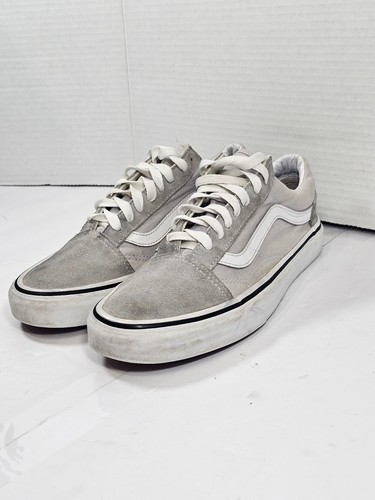 Scarpe sneakers casual Vans unisex fuori muro grigio taglia M 7 W 8,5 - Foto 9 di 12
