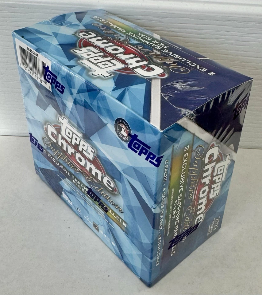 2023 Topps Chrome Baseball MLB Sapphire Edition Hobby Box Factory Sealed New - Image 4 of 4