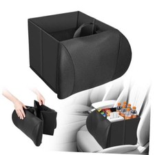 Car Seat Organizer 2-Way Car Storage Lumbar Support Foldable Seat Box Waist