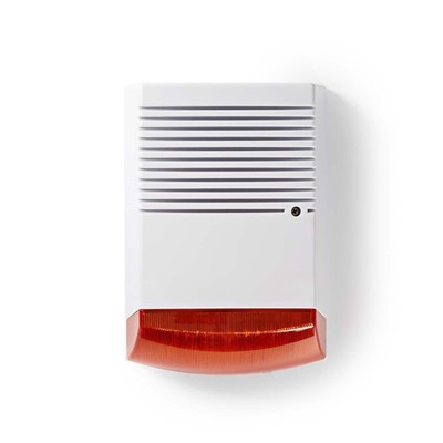Dummy Außensirene Alarmanlage Sirene Attrappe mit blinkender LED IP44