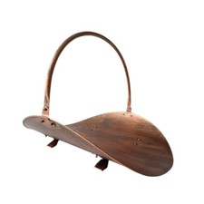 Contenitore porta legna da ardere per interni ed esterni, robusto, in ferro,