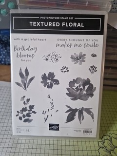 Stampin' Up! Textured Floral Photopolymer Stamp Set. 14 Stamps