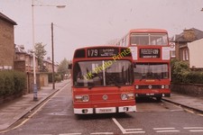 35mm Slide Bus - London Transport Reg:  THX183S LS183 Unknown Place c1980's