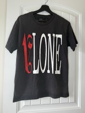 VLONE Palm Angels Graphic Logo Mens Black Red...