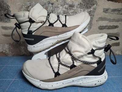 Merrell Bravado Wanderschuhe Damen Größe UK 6 zum Überziehen warm Camping grau Wildleder