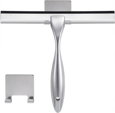 10" Stainless Steel Shower Squeegee Streak Free Window Glass Mirror Cleaner