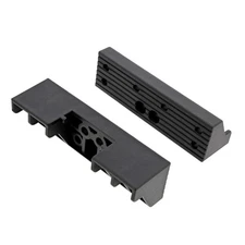 DCT Wide Jaw Clamping Set 2pc Vice Jaws 4in Woodworking Non-Marring Bench Clamp