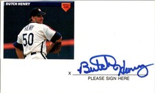1990's -Butch Henry- Signed/Autograph/Auto 3x5 Index Card Montreal Expos MLB