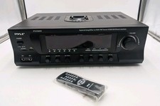 Amplificador híbrido Pyle Sintonizador AM/FM USB SD Dockstation con control remoto PT270AIU