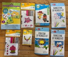 A Lot Of 9 Kids Activity Craft Kits. Creatology, Bright Minds. New.