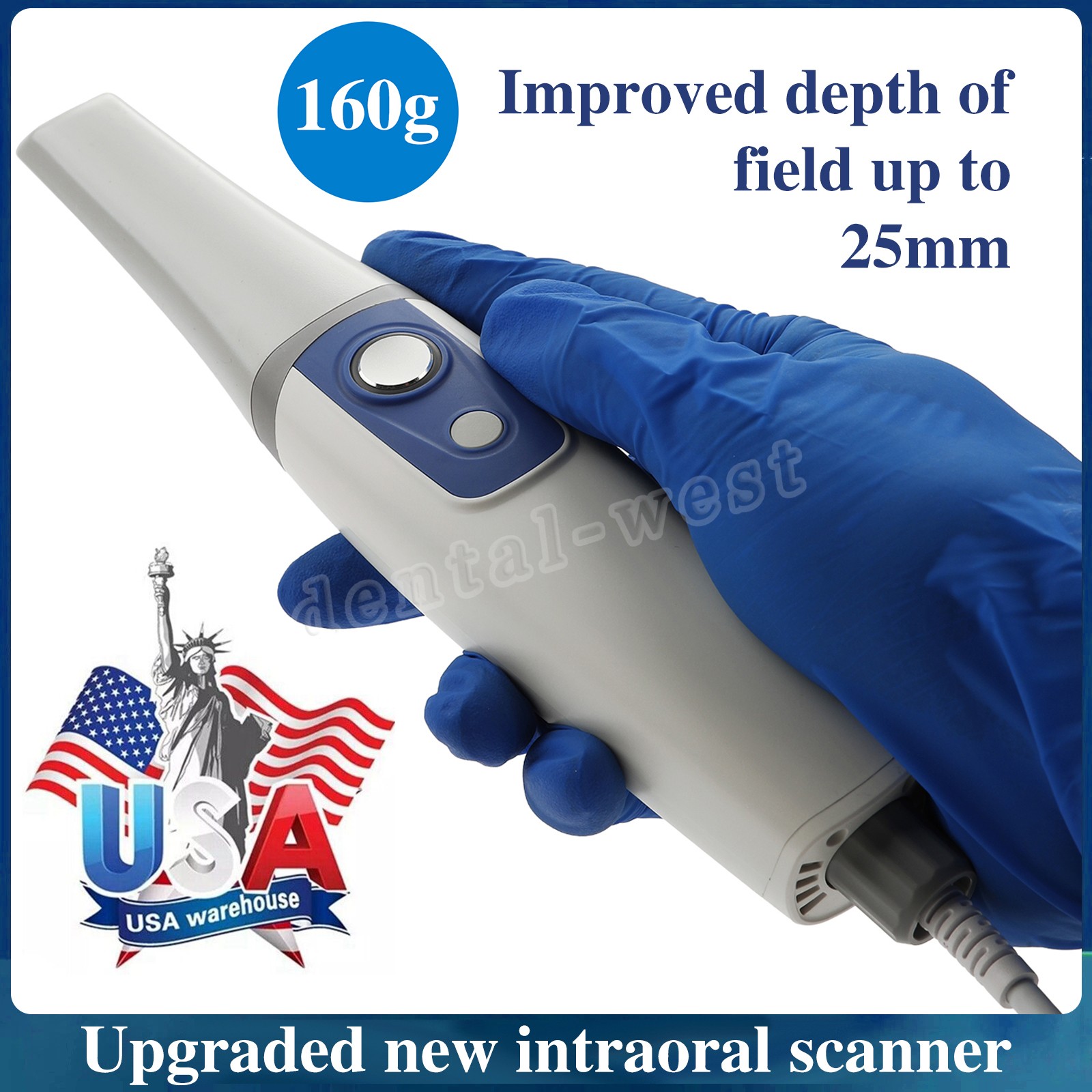 3DS V5 Dental 3D Intraoral Scanner Real Color High Precision Digital Impression