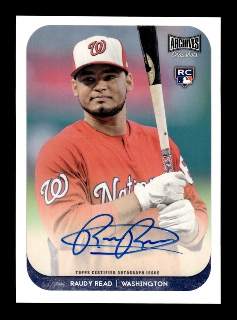 2018 Topps Archives Snapshots #AS-RR Raudy Read Auto ROOKIE RC