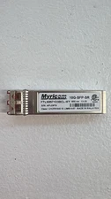 Myricom FTLX8571D3BCL-MY 10GbE SFP+ SR 850nm Transceiver Module P/N: 10G-SFP-SR
