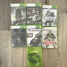Xbox 360 Game Lot of 7, 6 with manuals and case included.