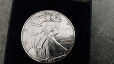 1 Dollar USA Silver Eagle 1987 - Silber 999 / 1000 - In Münzkassette