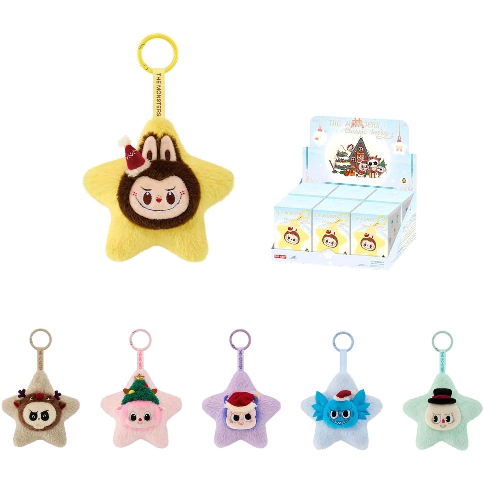 POP MART The Monsters Classic Series-Sparkly Plush Pendant Blind Box