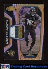 2019 Panini Certified #CG-DW Dede Westbrook Certified Gamers Mirror Gold #/25