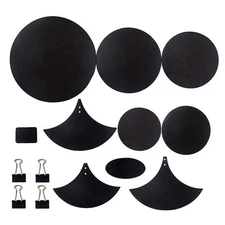 14Pcs Drum Mute Pads Silencer Drumming Practice Rubber Foam Pad Cymbal Mute-Pad
