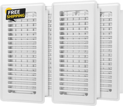 Floor Register 4X10, 4 Pack Floor Vent Covers for Home Floor Heavy Duty
