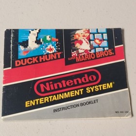 Nintendo Super Mario Bros./Duck Hunt NES Cartridge Manual NTSC-U/C - Untested