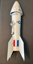 Vintage 1957 Berzac Creation Mechanical Guided Missile Rocket Space Ship Bank