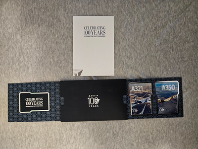 #ad Delta Trading Cards Limited Edition 100 Year Anniversary Set $37.99