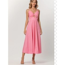 Lusana Maxie Rose Dress Pink Size Large