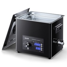 VEVOR 10L Ultrasonic Cleaner Professional Cleaning Machine with Knob Control