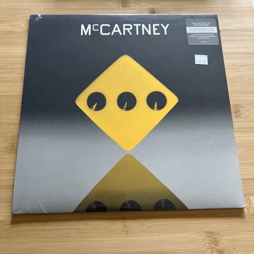 PAUL MCCARTNEY - III - THIRD MAN RECORDS YELLOW/BLACK SPLATTER Rare NEW SEALED