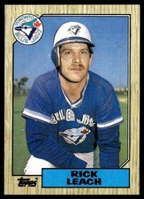 1987 Topps Rick Leach Toronto Blue Jays #716