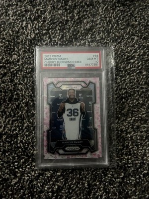 Panini 2023-24 Prizm Marcus Smart #62 Choice Cherry Blossom Prizm /20 PSA 10