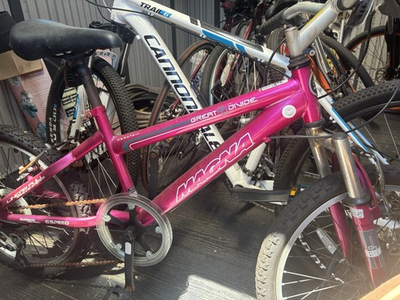 #ad Magna Great Divide Kids Bike 20 in Pink 6 Speed Side Pull Caliper Derailleur $150.00