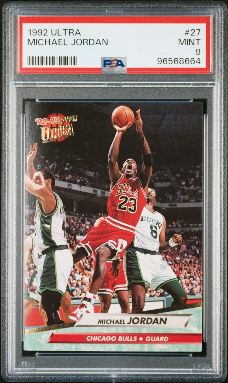 1992 ULTRA #27 MICHAEL JORDAN PSA 9