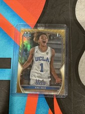 2022-23 Bowman University Chrome - Kiki Rice #24 Gold Refractor /50 (RC)