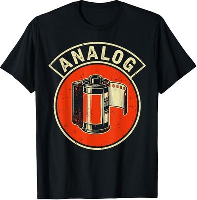 Analog Film Photography Retro Camera Design T-Shirt