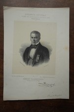 ARNAUD D'ARGENTEUIL MONS (1792-1849) PORTRAIT ENGRAVING 19th century, born in MONS
