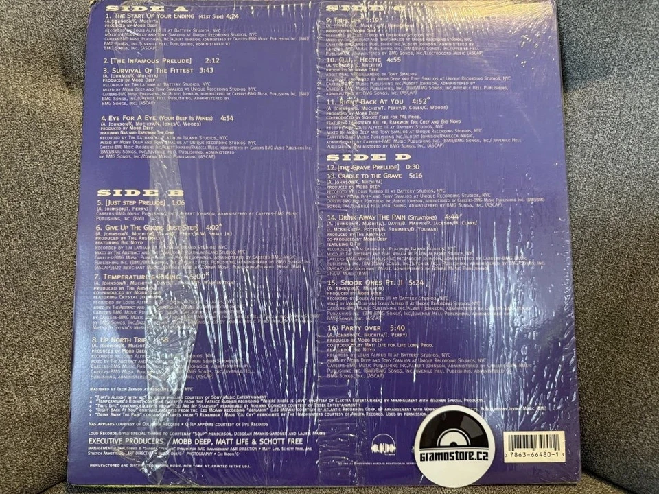 MOBB DEEP - THE INFAMOUS ORIGINAL 1.PRESS USA LOUD 1995 Foto 2 de 4