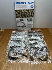 (Qty.10) Moldex Camo Foam Earplugs Corded Bullet 6609 NRR 33 db Plugs USA