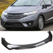 Car Front Bumper Lip Spoiler Splitter Kits Carbon Style For Honda 2014-19 Fit