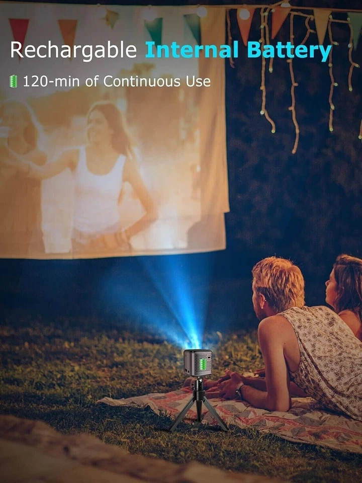 Bonsaii Smart Projector Dolby WiFi Bluetooth Video Home Theater HDMI - Image 4 of 4