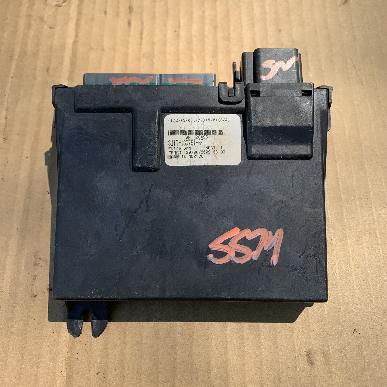 0305 Lincoln Town Car Driver Keyless Door Entry Control Unit 3W1T