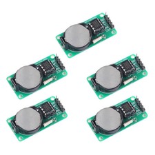 5PCS RTC DS1302 Real Time Clock Module For Arduino AVR ARM PIC SMD with Battery^
