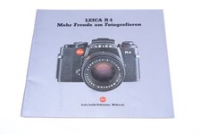   LEICA R, R4 CAMERA AND LENSES ORIGINAL PRODUCT GUIDE BROCHURE GERMAN 125