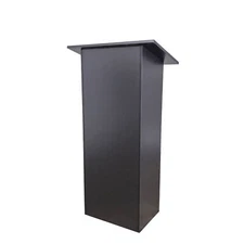 Black Wood Podium Church Pulpit School Lectern Conference Debate Stand23X15X44"