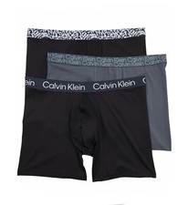 NWT Calvin Klein. Sz XL. Men 3 Pack. Microfiber. Boxer Brief. Black. MSRP 42.50